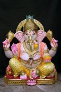 Manufacturers Exporters and Wholesale Suppliers of Marble Ganesha Sculpture Jaipur Rajasthan